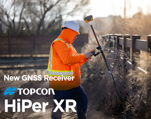 NEW GNSS Receiver Topcon HiPer XR: Precision you can always trust!